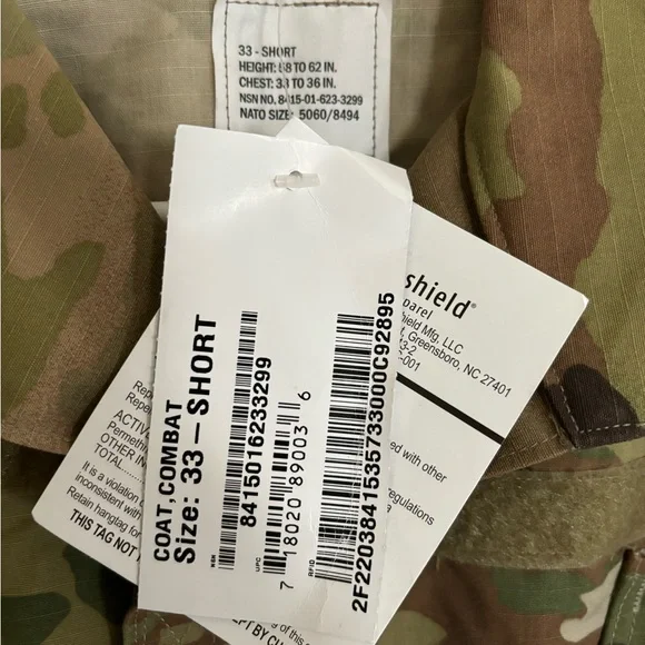 Female Military OCP Blouse size 33 Short - Picture 3 of 6